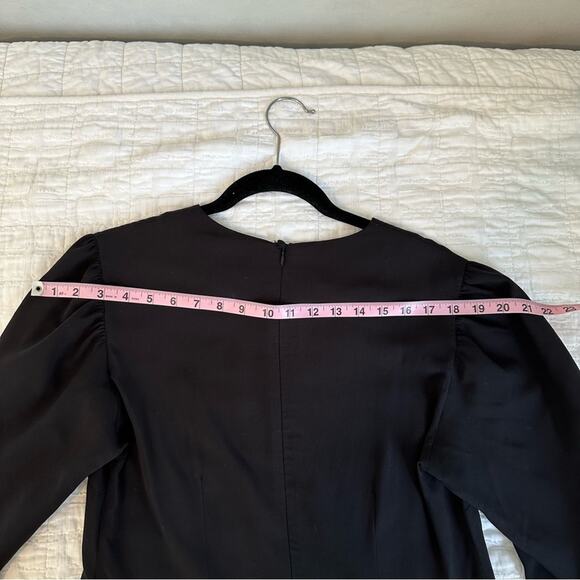 ALOHAS Exclesa - Black Midi Dress Large Long Sleeve - Picture 12 of 13